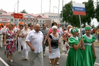 В День города Горки принимали подарки, встречали гостей, награждали тружеников и победителей