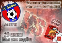 29 июня 2014 г. на городском стадионе в Горках чемпионат Могилёвской области по футболу 2014