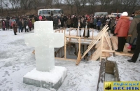 В воскресенье, 18 января, на Оршанском озере в Горках прошел обряд «Крещение»